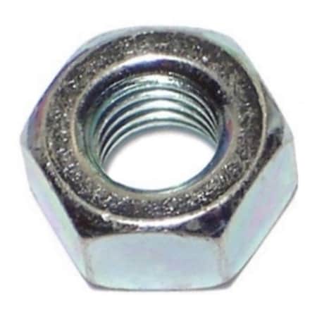 Hex Nut, 1/4-28, Steel, Grade 2, Zinc Plated, 30 PK